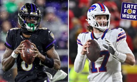 Late for Work: Who’s No. 1 in Final QB Rankings, Lamar Jackson or Josh Allen?