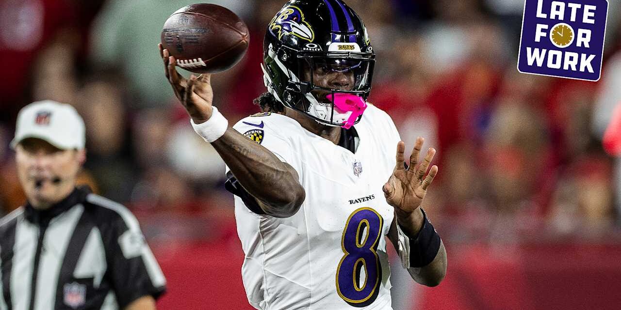 Late for Work: Lamar Jackson Is No. 1 in PFF’s Player Rankings