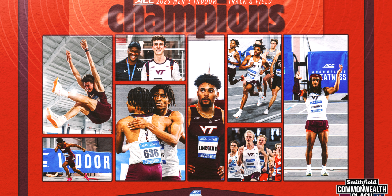 Hokies claim men’s 2025 ACC Indoor Championships