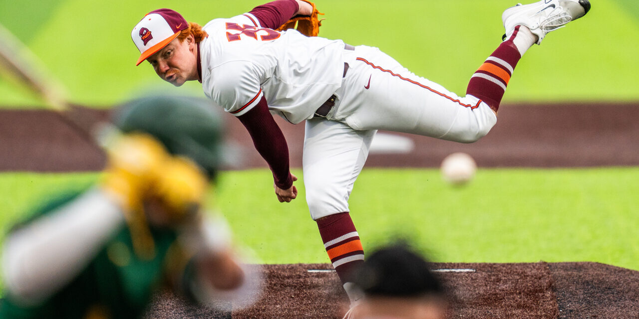 Chase Swift goes on strikeout run as Hokies dominate Norfolk State, 13-0