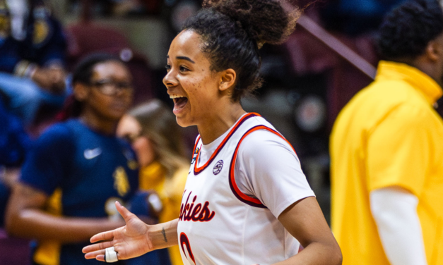 White, Hokies run past North Carolina A&T in WBIT, 61-45