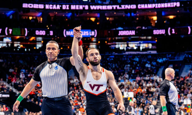Virginia Tech at the NCAA Wrestling Championships Day 1
