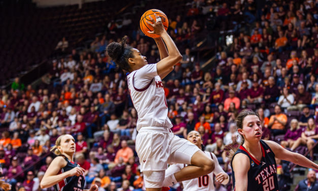 Hokies fall to Lady Raiders 69-59 Sunday afternoon