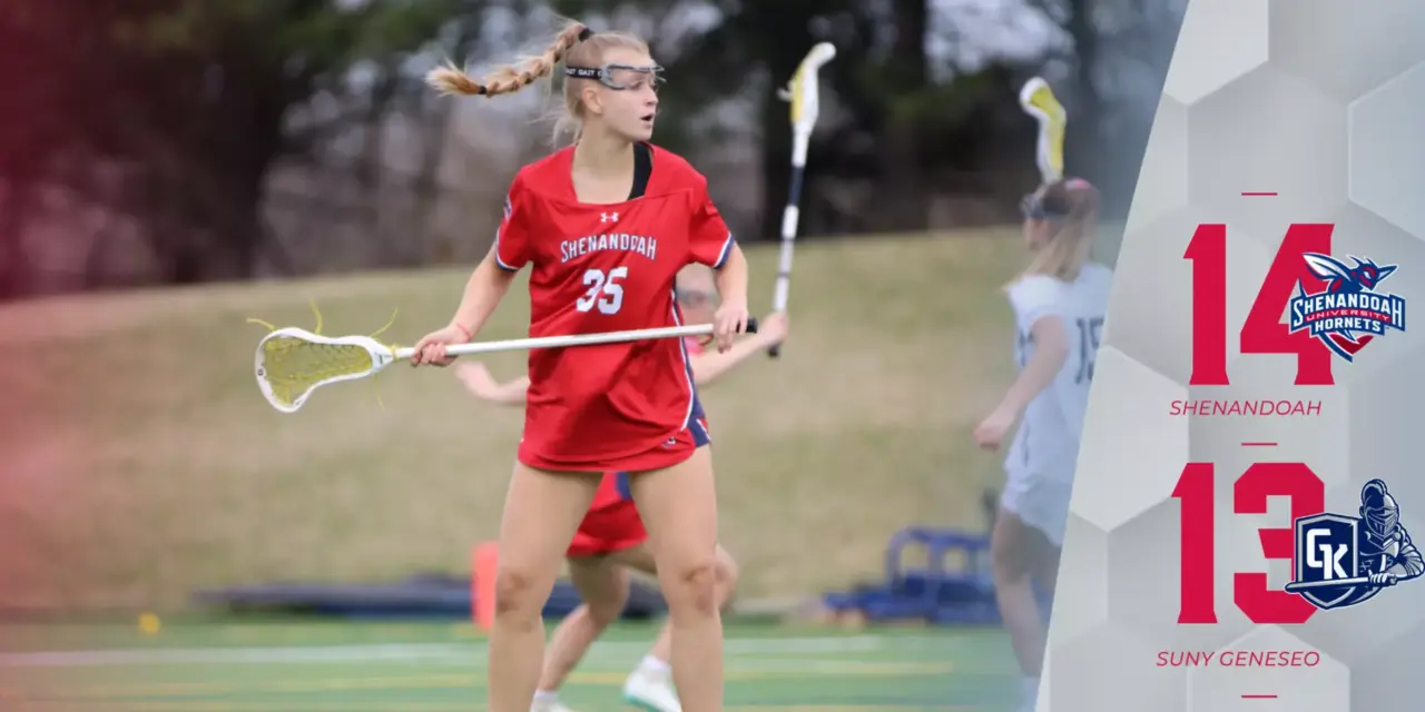 Webster’s Late Goal Lifts Shenandoah Over SUNY Geneseo, 14–13