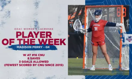 Perry Named Women’s Lacrosse ODAC Defensive Player of the Week