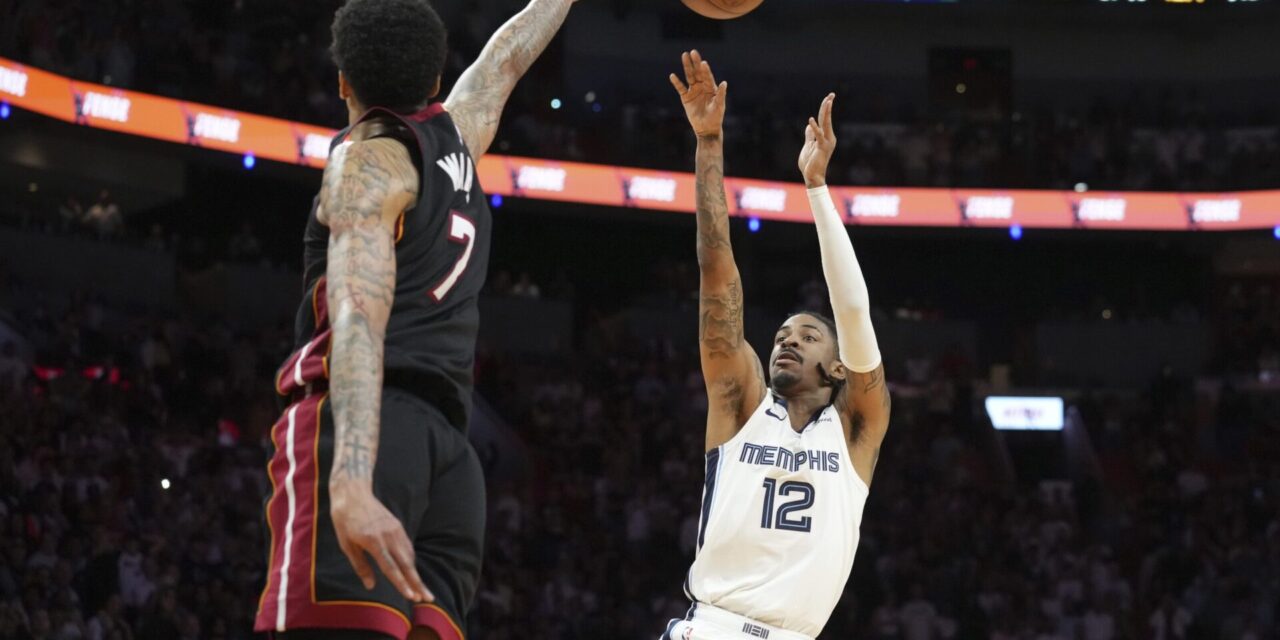 NBA fines Grizzlies’ Ja Morant $75,000 for continued finger-gun gestures, after warning him to stop