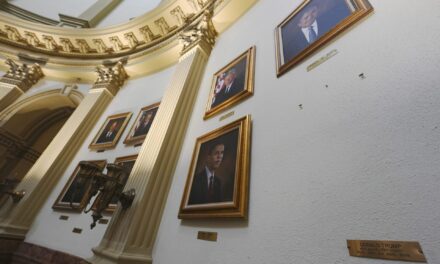 Colorado artist denies trying to distort Trump in portrait