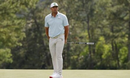 Golf-DeChambeau thrives on Masters energy at Augusta