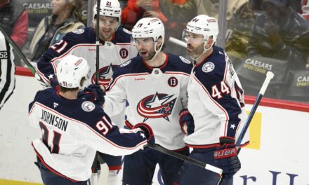 Fantilli and Greaves are the latest contributors in keeping the Blue Jackets’ playoff hopes going