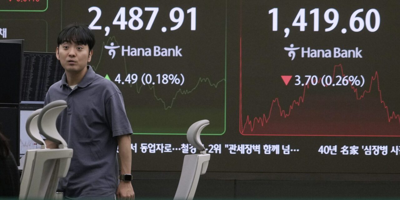 Asian markets are mixed as US tech companies are due to release earnings