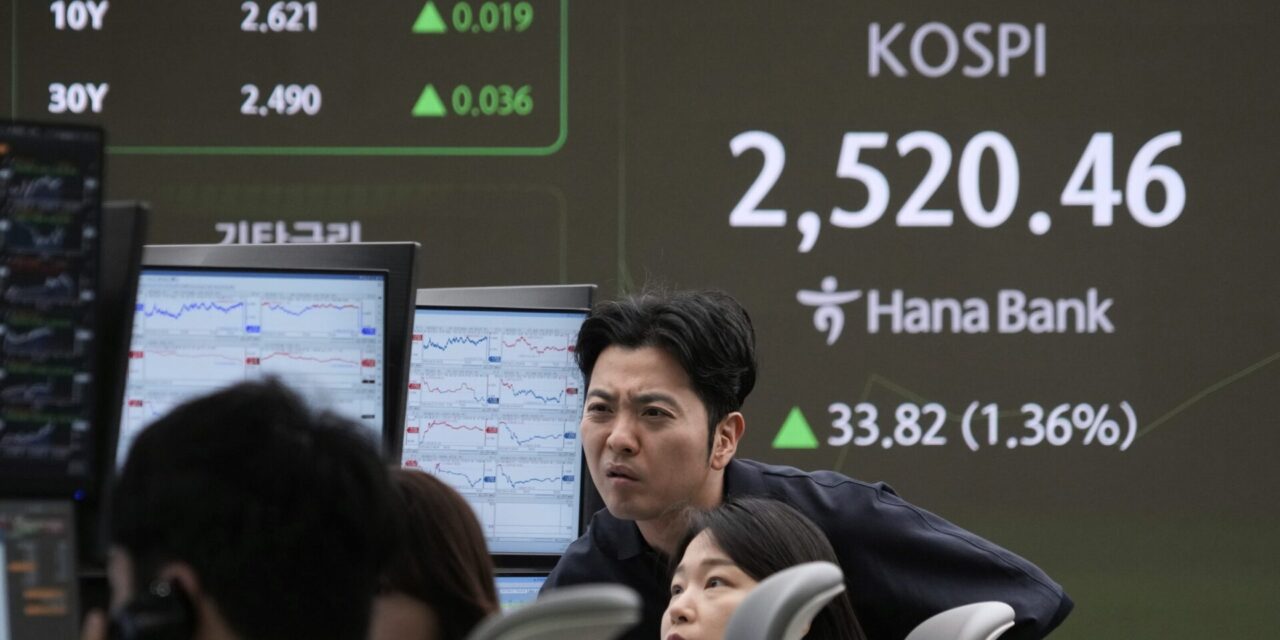 Asian shares jump on hopes tariff war may subside and Trump won’t fire Federal Reserve chief