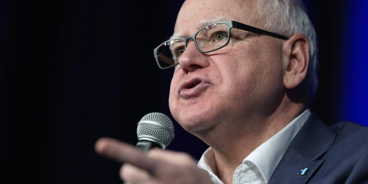 Gov. Tim Walz pledges to protect Minnesota from the ‘chaos’ he says Trump has unleashed on the world