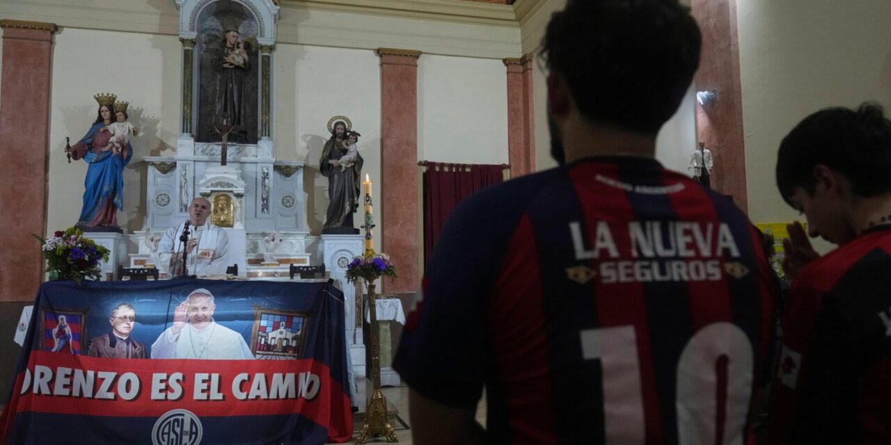 Pope Francis’ beloved soccer team in Buenos Aires mourns its most famous fan