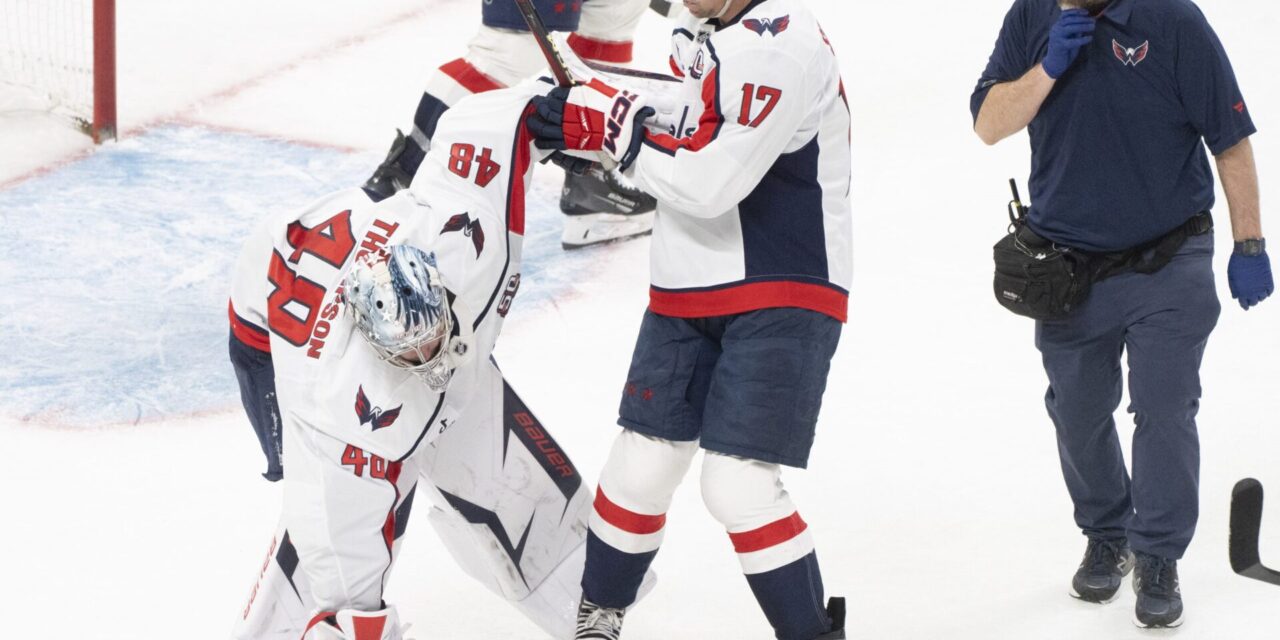 Capitals goalie Thompson and Canadiens counterpart Montembeault each leave Game 3 with injuries