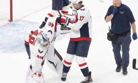 Capitals goalie Thompson and Canadiens counterpart Montembeault each leave Game 3 with injuries