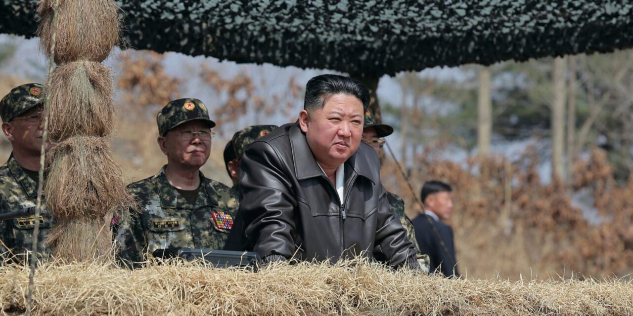 North Korean leader Kim touts new naval destroyer, blames US for tensions
