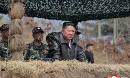 North Korean leader Kim touts new naval destroyer, blames US for tensions
