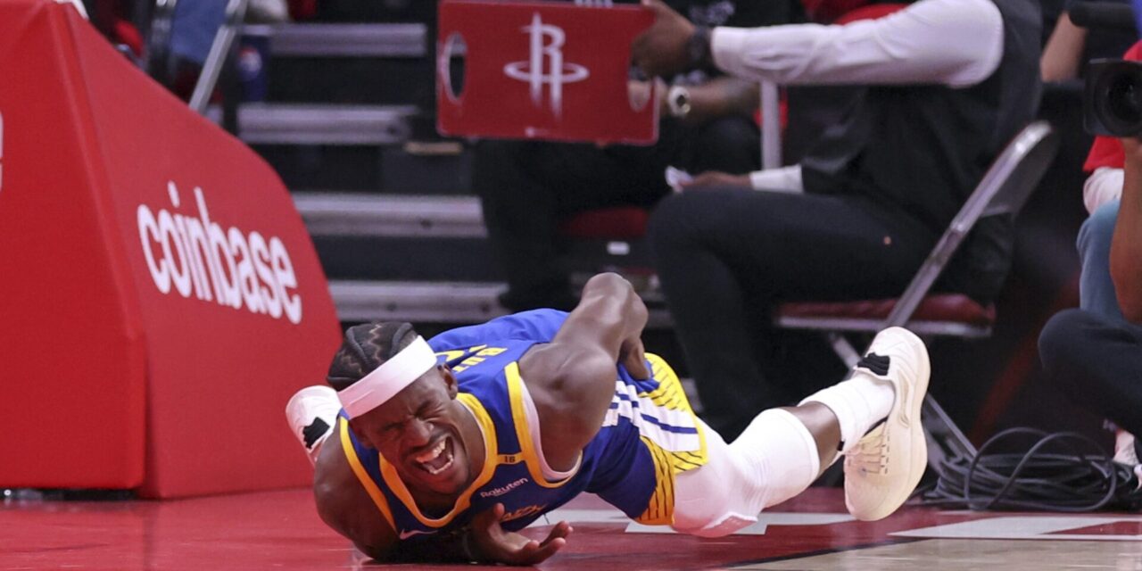 Jimmy Butler sitting out for Warriors in Game 3 of first-round series against Rockets
