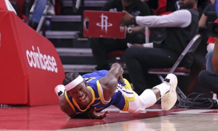 Jimmy Butler sitting out for Warriors in Game 3 of first-round series against Rockets