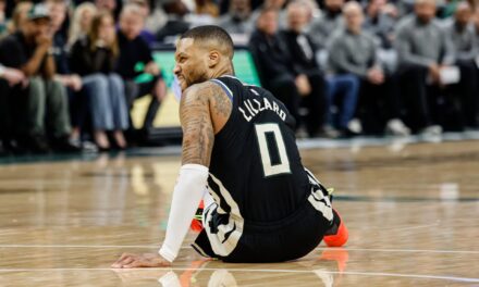 Bucks’ Lillard leaves Game 4 of Pacers series with injury to his lower left leg