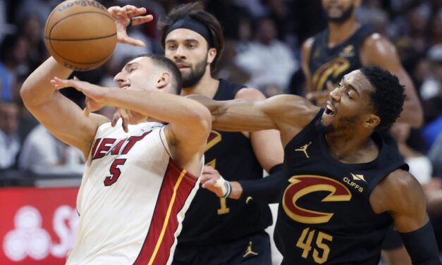 Cleveland by 39 at halftime in Miami: The 3rd-biggest lead after 2 quarters in NBA playoff history