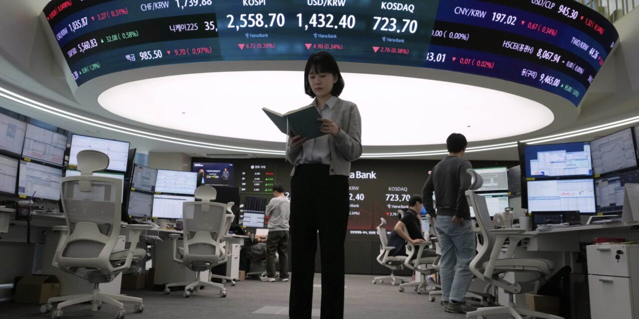 Asian shares rise after gains on Wall Street as corporate profits pile higher