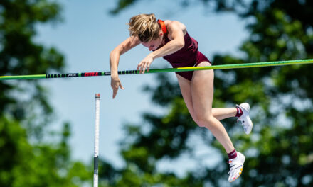 Three vaulters posted marks at the Gamecock Invitational