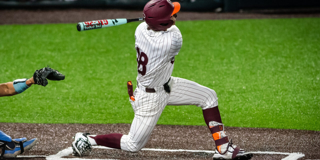 Hudson Lutterman’s home run nearly leads Hokies back against No. 12 UNC