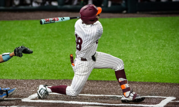 Hudson Lutterman’s home run nearly leads Hokies back against No. 12 UNC