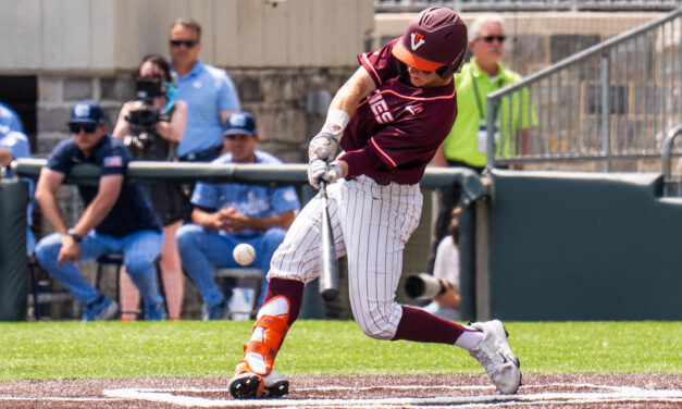 Virginia Tech comes up short Sunday to No. 12 North Carolina, 7-4