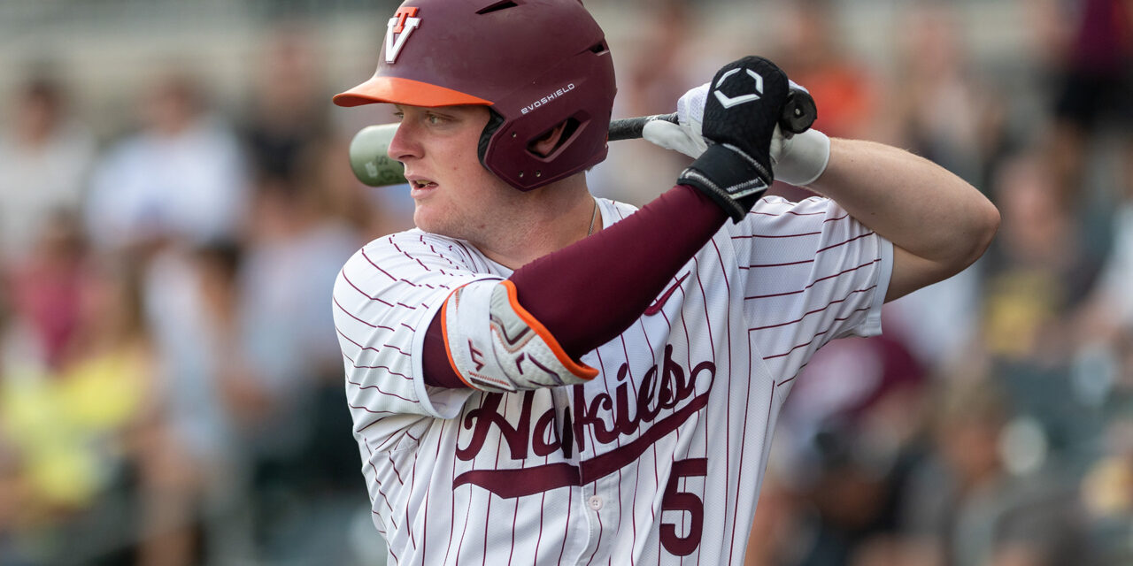 David McCann doubles, homers despite Hokies’ midweek loss to Liberty