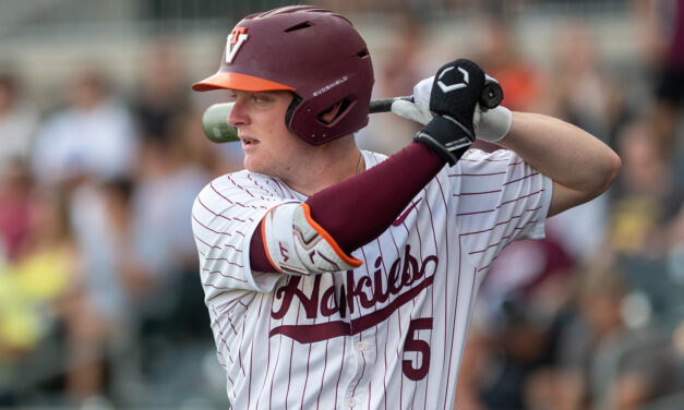 David McCann doubles, homers despite Hokies’ midweek loss to Liberty