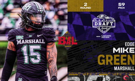 Ravens Select Mike Green in Round 2