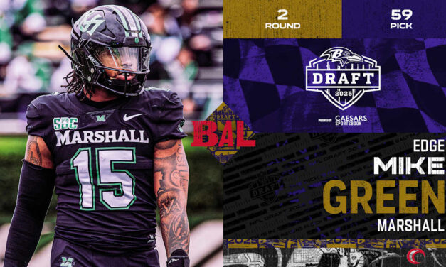 Ravens Select Mike Green in Round 2