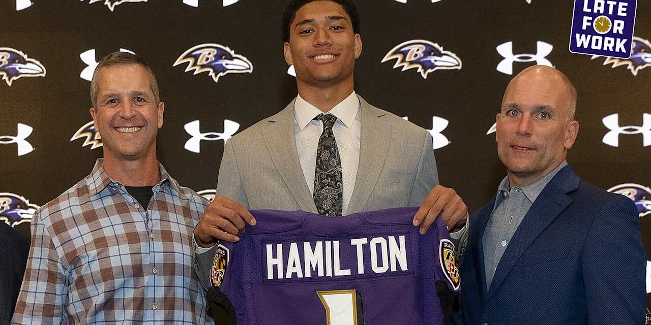 Late for Work: Ravens Rank Third in Drafting Over Past Five Years