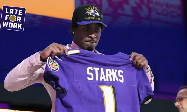 Late for Work: Ravens Get A+ Grades for Malaki Starks Pick
