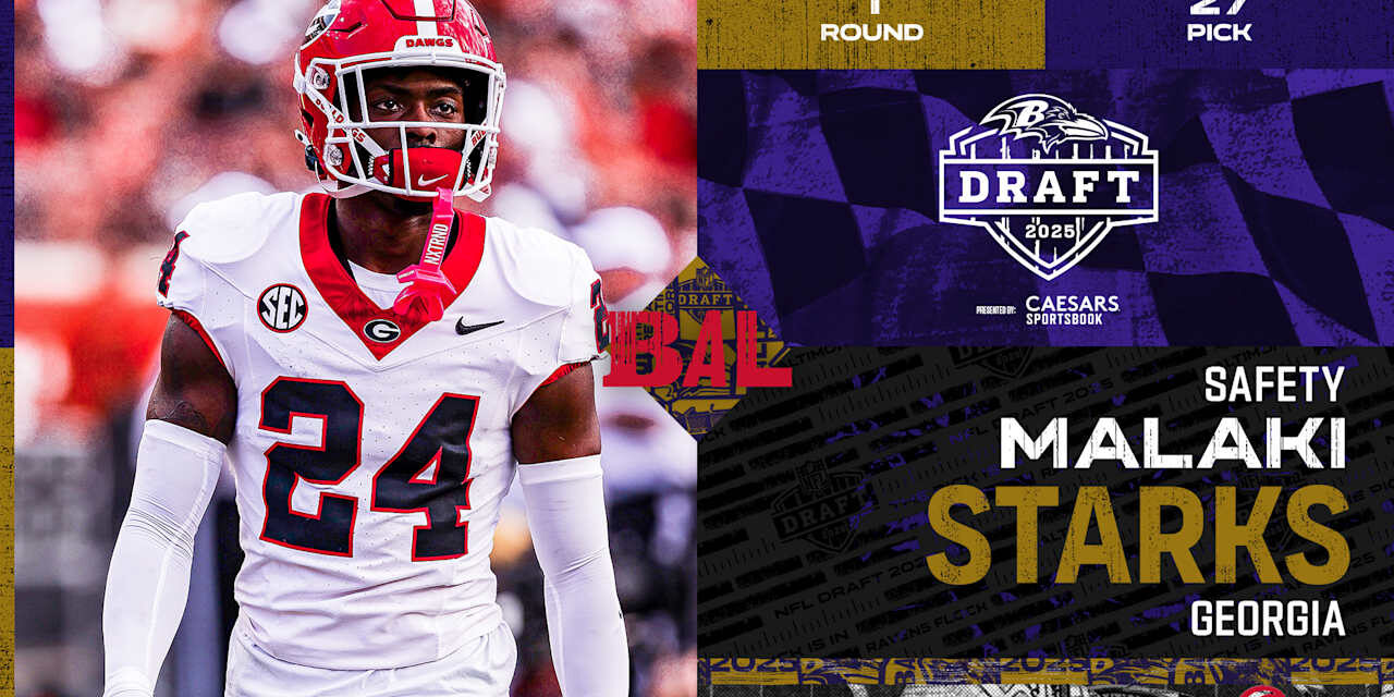 Ravens Select Malaki Starks in the First Round