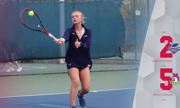 Women’s Tennis Defeated by Sweet Briar, 5-2