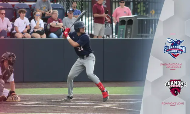 Shenandoah Baseball Sweeps Roanoke in Pulaski