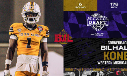 Ravens Select Cornerback Bilhal Kone in Sixth Round (No. 178)