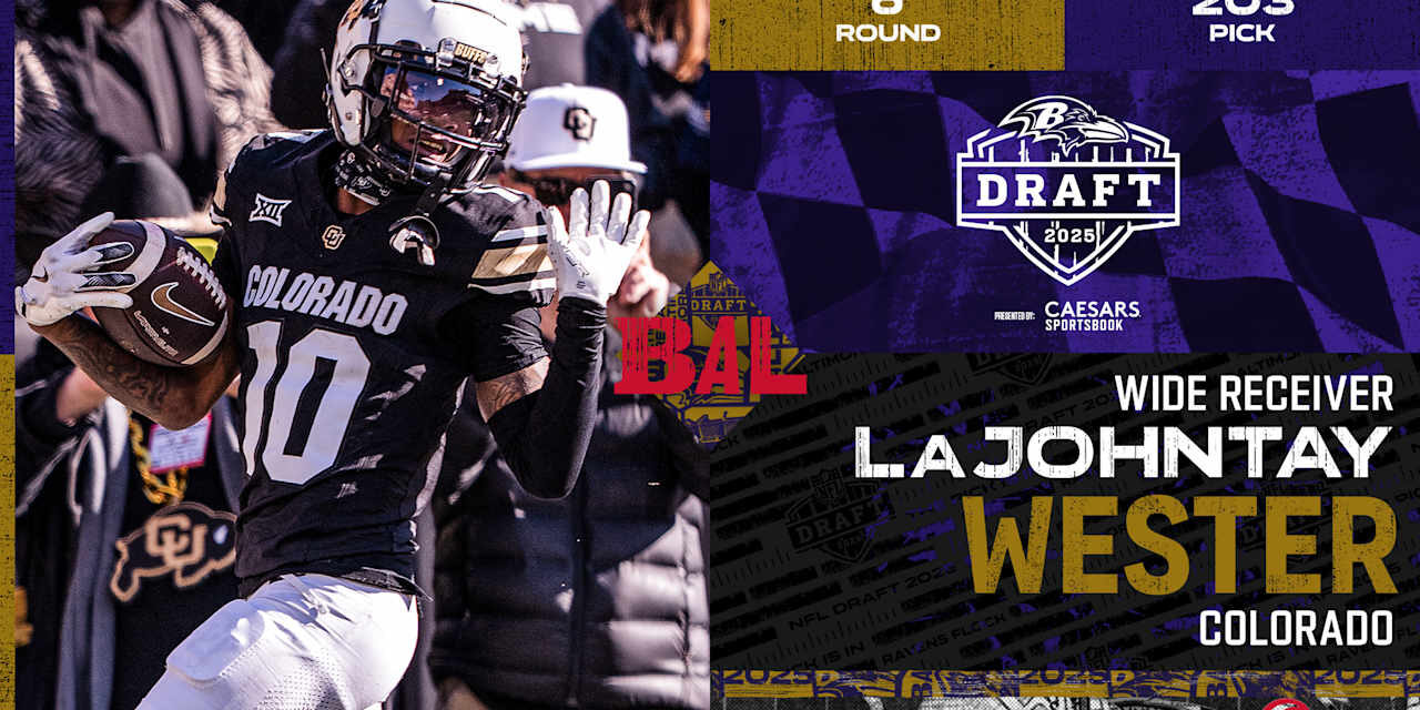 Ravens Draft Wide Receiver LaJohntay Wester in Sixth Round (No. 203)