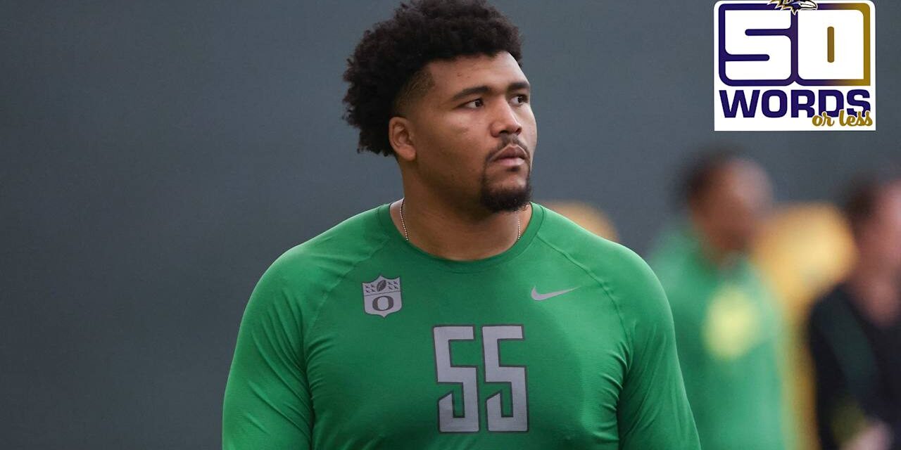 50 Words or Less: Adding an Interior Pass Rusher Could Help Ravens Defense Dominate