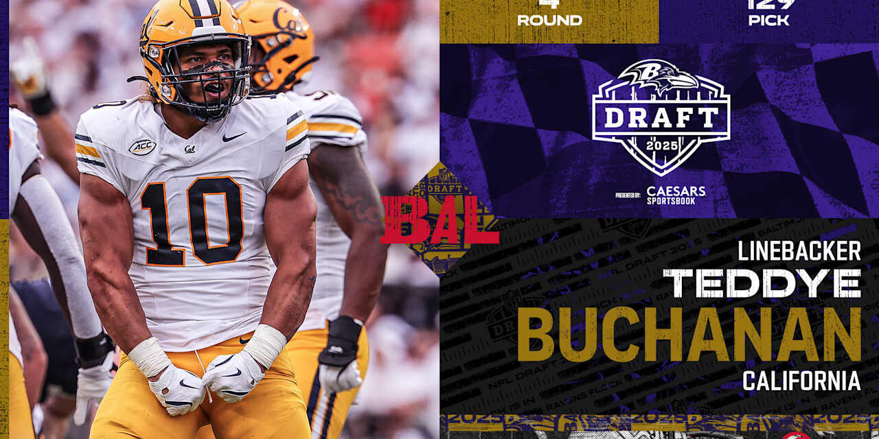 Ravens Select Linebacker Teddye Buchanan in Fourth Round (No. 129)