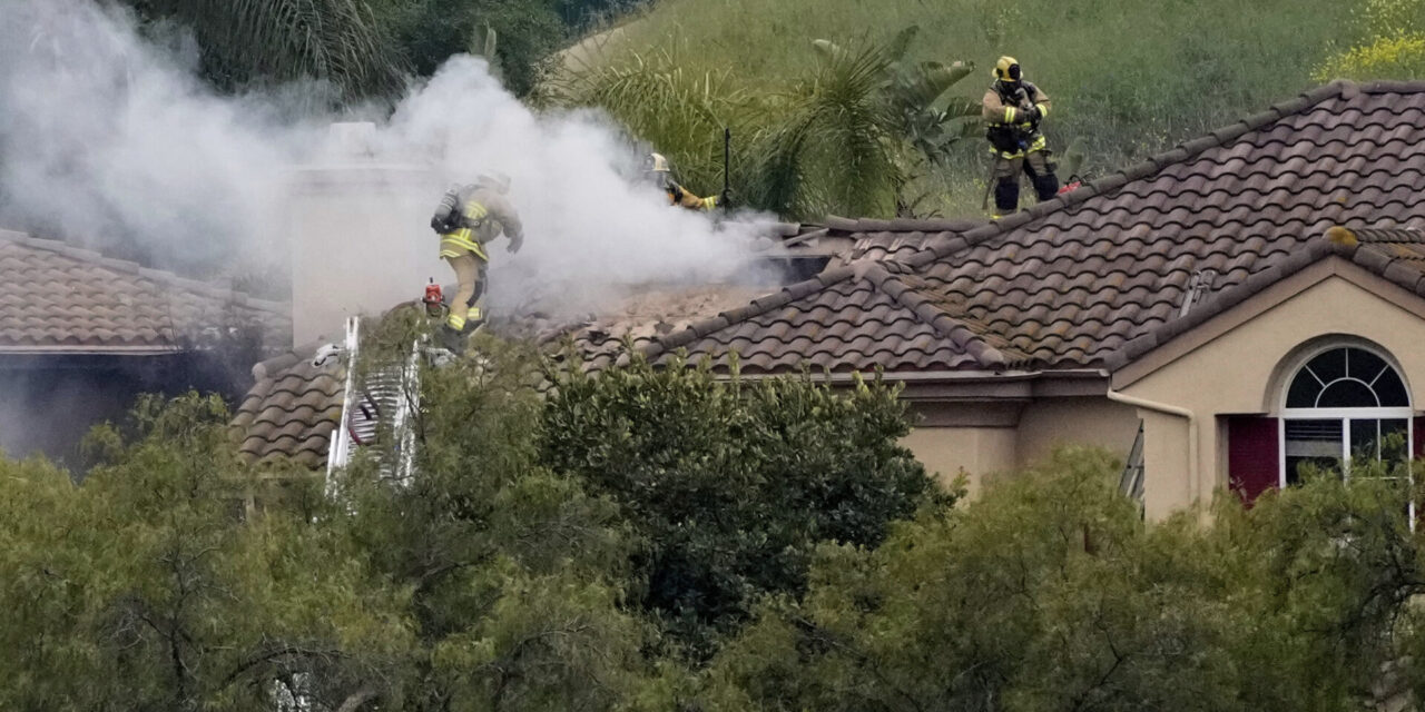Small plane crashes into Los Angeles-area neighborhood, killing 1 person