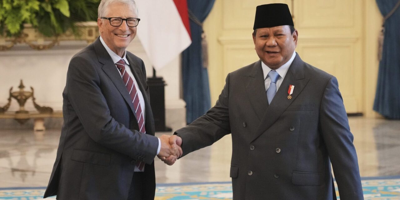 Bill Gates meets Indonesian leader to discuss health and sustainable development initiatives
