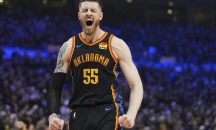 Thunder set NBA playoff record for first-half points with 87 vs. Denver in Game 2 of West semis