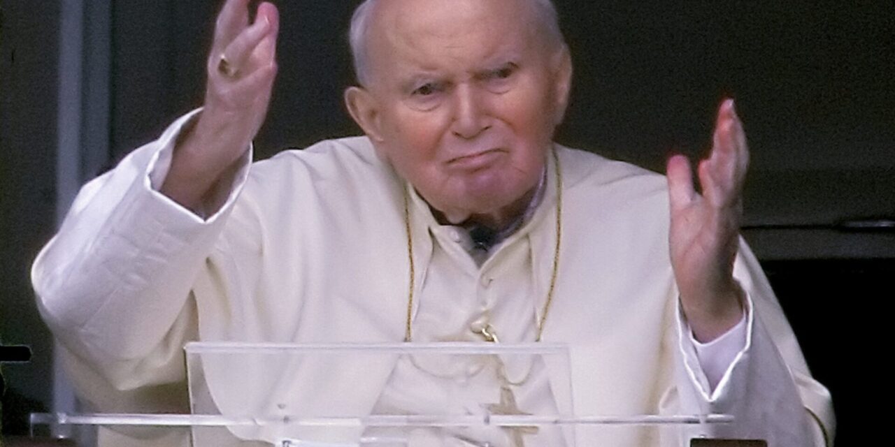 What is the traditional Sunday blessing that popes deliver in St. Peter’s Square?