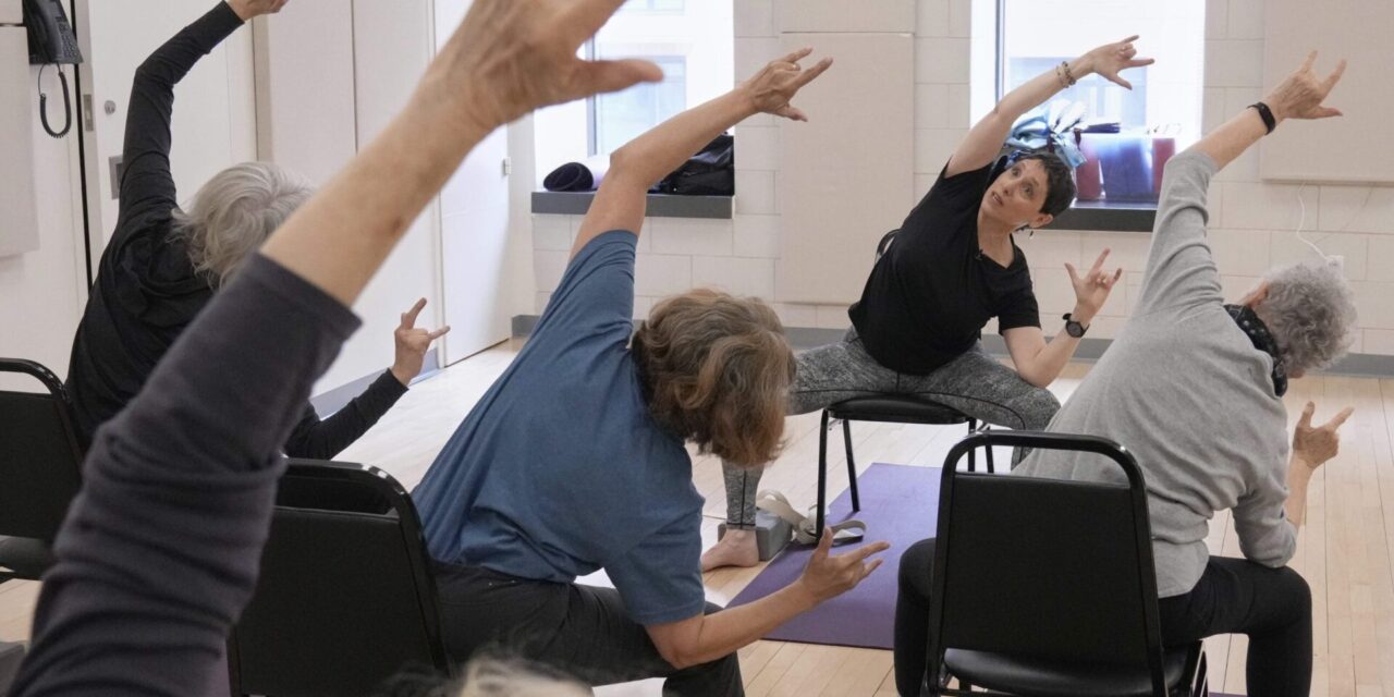 Emotional well-being. Fall prevention. Chair yoga has a lot to offer people of all ages