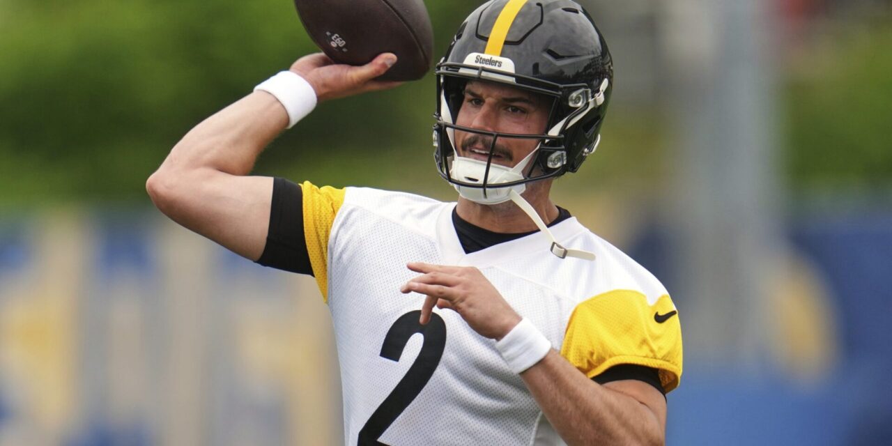 Despite the ‘constant noise’ surrounding Aaron Rodgers, Mason Rudolph happy to be back in Pittsburgh