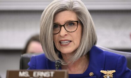 Ernst draws groans at Iowa town hall after retort on Medicaid cuts, saying ‘we all are going to die’